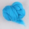 Felt Making 55g Colored Needle Felting Wool Soft Texture Blue Wool Roving Felting Wool DIY Craft
