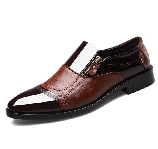 

Четыре сезона Новые мужские деловые кожаные туфли сандалии без каблука полые одинарные туфли дышащие свадебные туфли H318 38