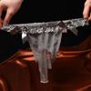 Menn Sexy Ultra-Tynne Gjennomsiktige Strømper Truser Lav midje Sexy Plus Size Thong