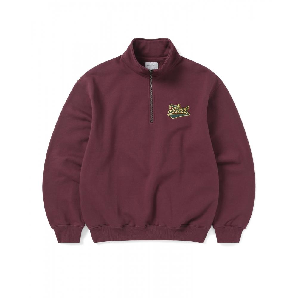 

Это никогда не тот Толстовка с застежкой-молнией на половину длины, бордовая XL