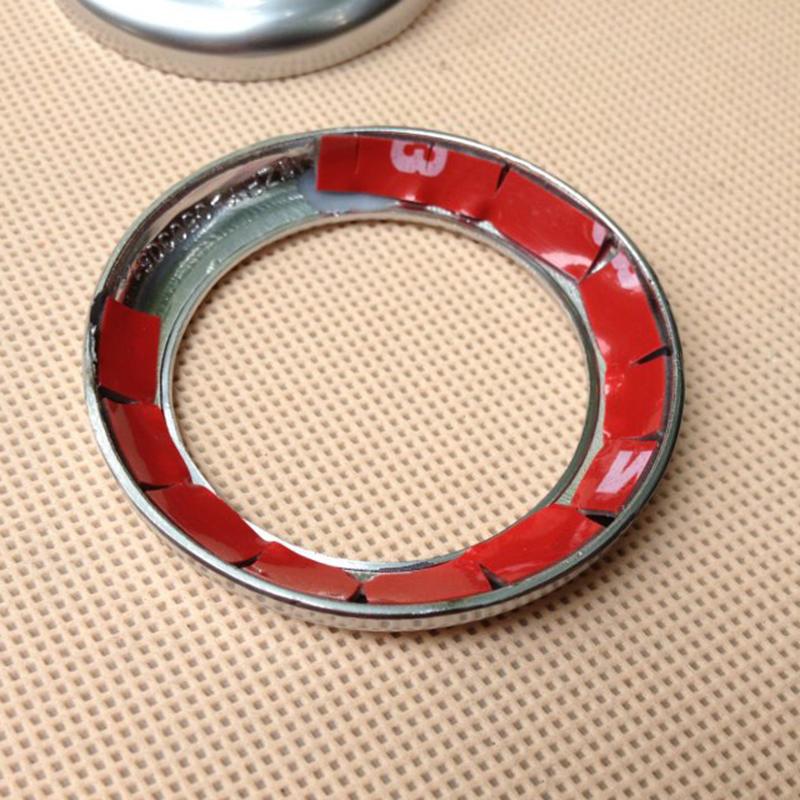 Dla Toyota Corolla S LE dla Corolla Hybrid 2014-2018 ABS Chrome samochodowe stereo głośnik audio obejmuje pierścień akcesoria wewnętrzne 2