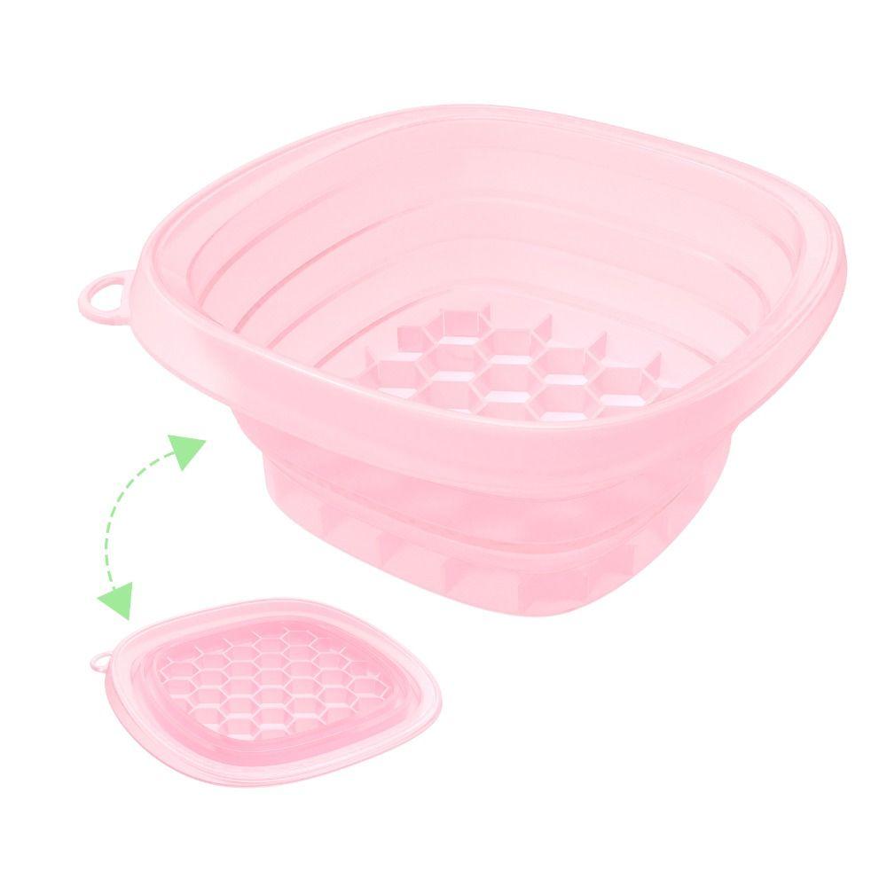 Built-in Ice Tray Face Ice Bath Bowl Silicone Skincare Washbasin Portable Ice Basin  Beauty Tools