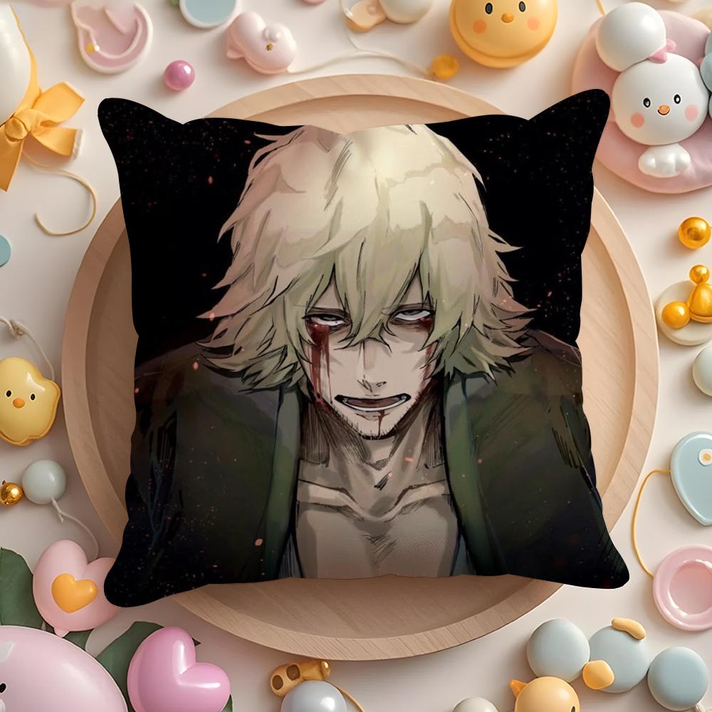 Epc B-Bleach Kisuke U-Urahara Cushion Cover Plush Fabric Soft Double-Sided Printed Sofa Warm Winter Home Gift Pillow Cover