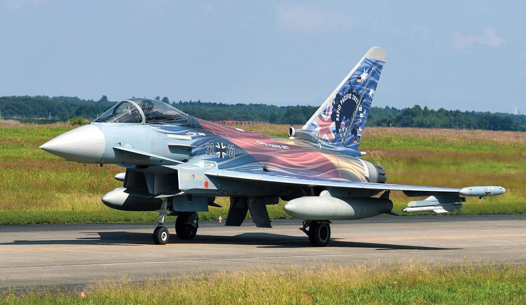 PLATZ 1/144 German Air Force Eurofighter Typhoon Rapid Pacific 2022 Special Paint Plastic Model PF-63