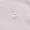 Fila White Fashion Simple Trendy Casual Versatile Comfortable Loose Woven Short Sleeve Dress Women dresses Lotus-Gray-Pink F11W623314FPK