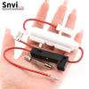 Microwave Oven High-Voltage Fuse with Housing Kit, 5KV, 0.65A-0.9A, Compatible with Midea & Galanz