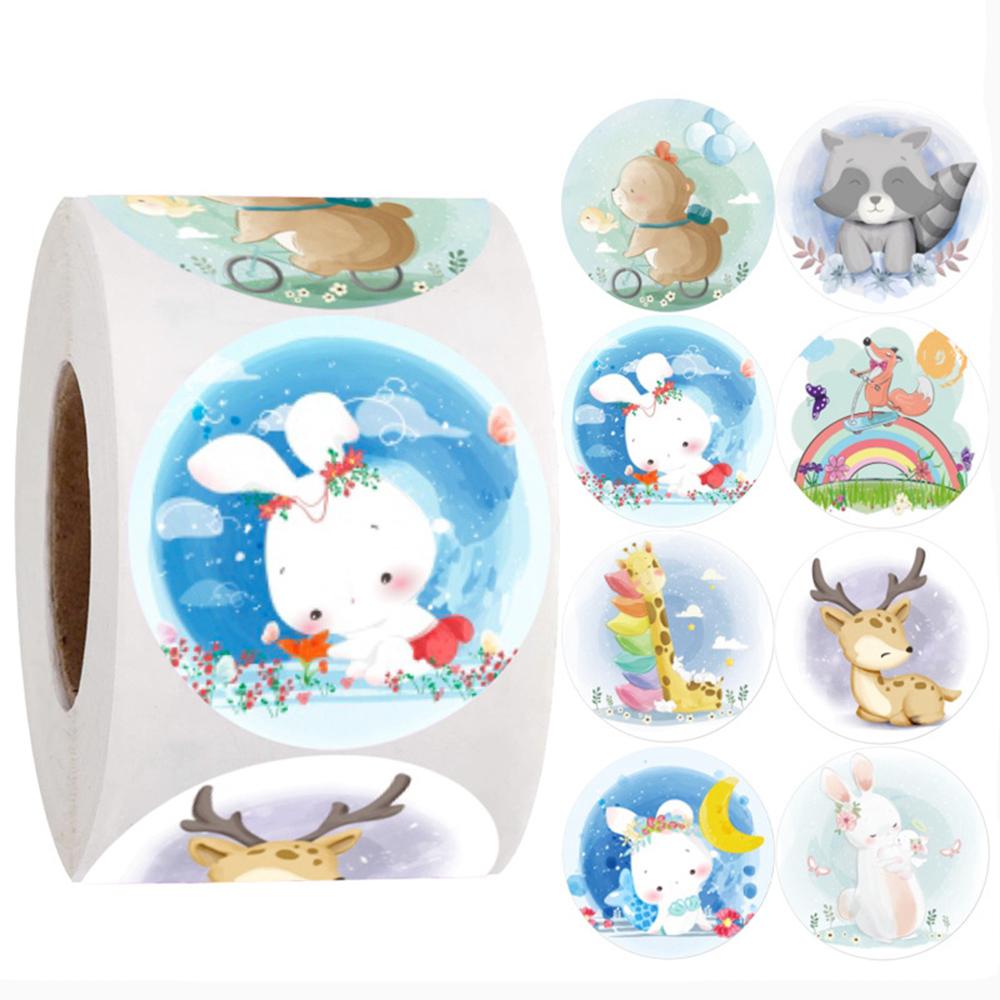 High-Standard 500Pcs/Roll High-Standard Reward Premium-Quality Stickers Top-Grade For Youngsters Top-Grade Children Superior-Grade Kindergarten