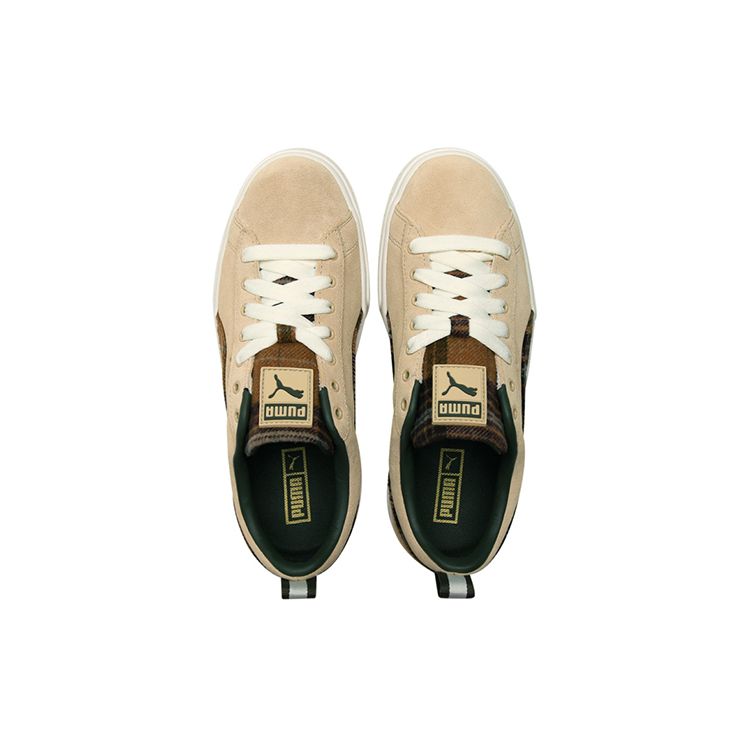 Puma Mayze Flannel - Pebble Women Sneakers Brown Marshmallow 384189-01