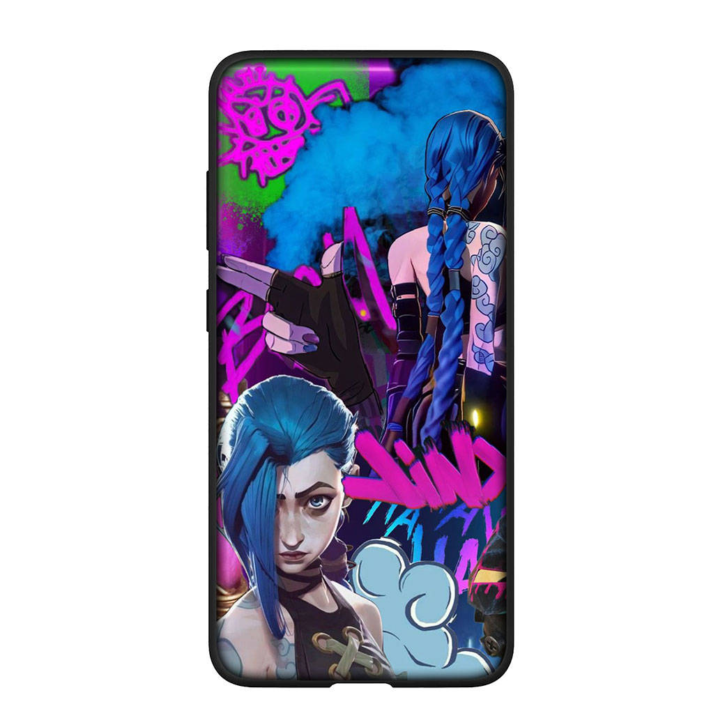 

для iPhone 16 15 Xiaomi Redmi Note 13 12 11 Pro Max X 9 14 Plus XR Samsung Galaxy A15 S24 S23 Huawei OPPO чехол Jinx Game Vi Arcanes аниме чехол для телефона for Samsung Galaxy A50S олений