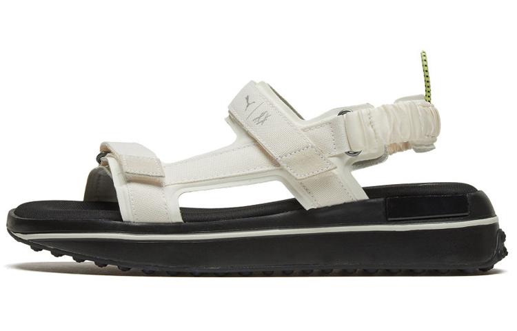PUMA Future Rider Sandal Liu Wen White Black Women s 374726-01 35.5