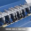 20,5" 520mm Elektrische Rillmaschine 3 in 1 Papierriller Perforierer Ritzer Heavy Duty Metall Elektrischer Ritzer für Papier Karte Buch Rillen