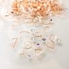 Rose Milky Way Jewel Metal Charm Parts Set
