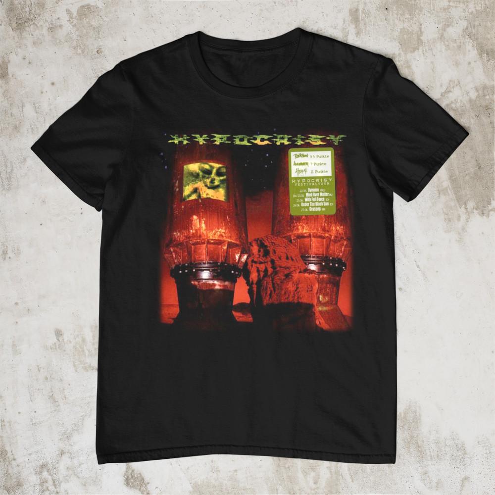 

Hypocrisy Band Album 1999 11 Songs Cotton Black S234XL Men Womrn Shirt MM16 Unisex T-Shirt M