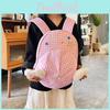 And Cute Creative Star Embroidered Wing Checkered Pattern Hat Shaped Backpack