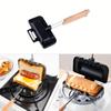 Tostapane Antiaderente e Facile da Pulire in Alluminio – Versatile Preparatore di Pasti per Toast al Formaggio, Pancake, Piastra per Tostare Sandwich