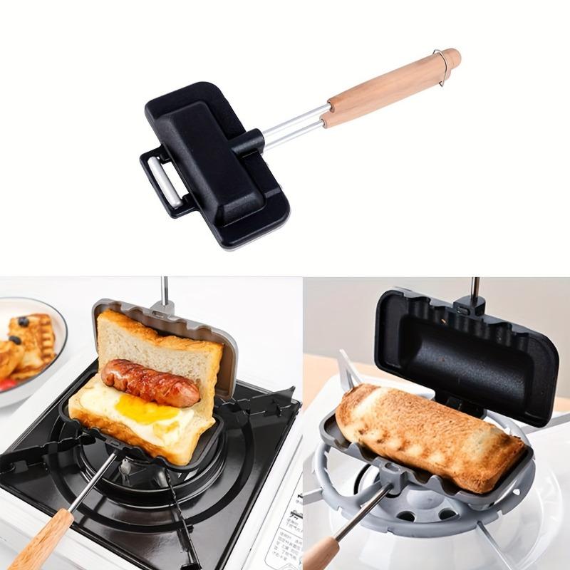Tostapane Antiaderente e Facile da Pulire in Alluminio – Versatile Preparatore di Pasti per Toast al Formaggio, Pancake, Piastra per Tostare Sandwich