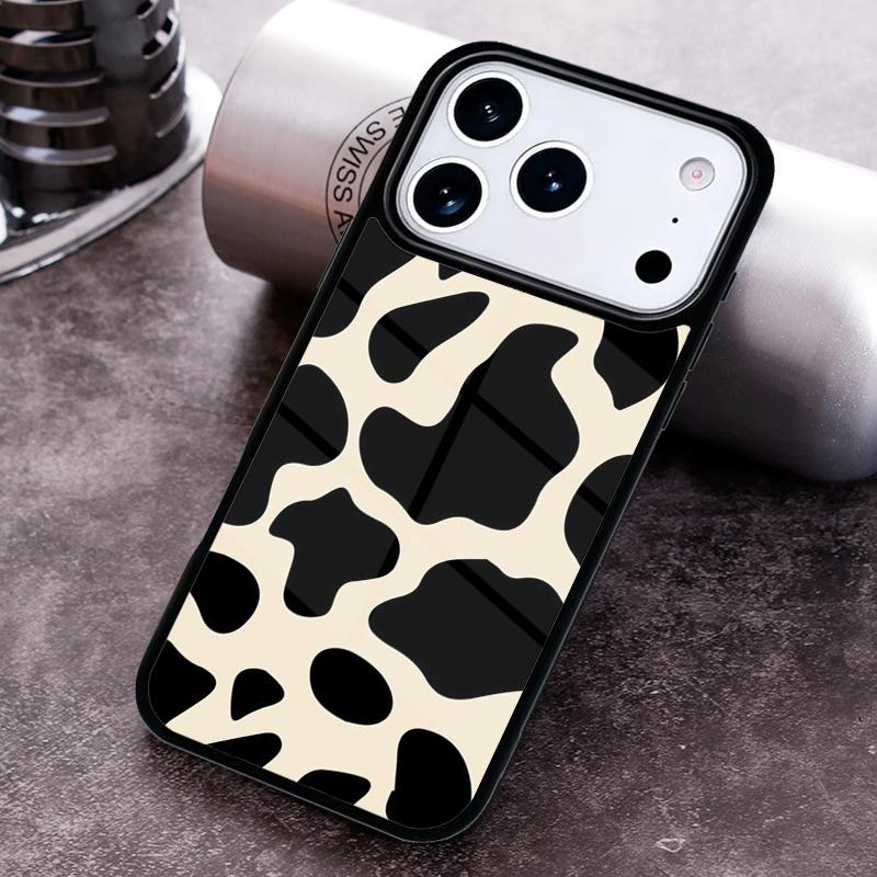 Dalmatian Cow zebra texture Phone Case For iPhone 17 16 15 14 13 12 11 Pro Max Plus 17Air Soft Silicone Cover