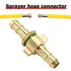 Brass Sprayer Hose Connector 6.5/7.2/8/8.5mm High Pressure Spraying High Pressure Spraying Pipe Pipe Repair Garden Spraying