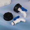 IBC Tankadapter 1/2 3/4 Zoll Kunststoffhahn Ersatzventil 60 mm Grobgewinde Import Gartenwasseranschlüsse Ablaufadapter