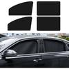 Car Side Window Sun Shades Window Sunshades Privacy Curtains, 100% Block Light Front&Back 4pcs