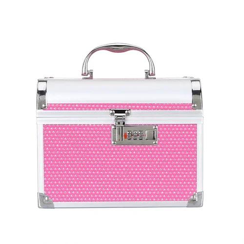 

2025 New Fashion Professional Makeup Bag Women Cosmetic Case Female Korean Make Up Organizers Box Jewelry Box Storage Organizer