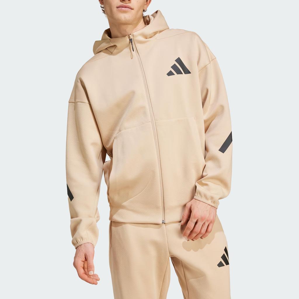 New Adidas Free Shipping With AdiClub Z.N.E. Full-Zip Hooded Track Jacket JF2445