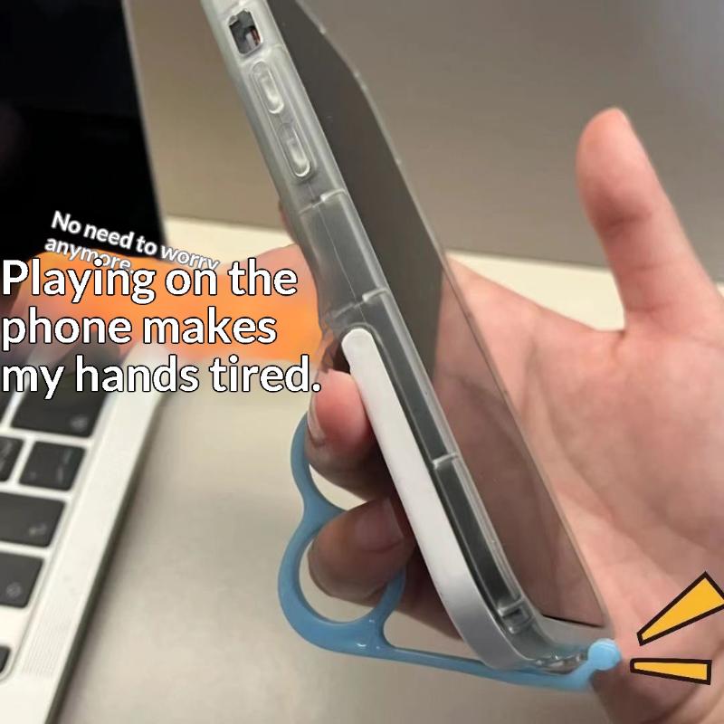 1Pcs Creative Phone Stand Convenient Multi Functional Simple Finger Phone Stand Desktop Phone Stand Not Tiring