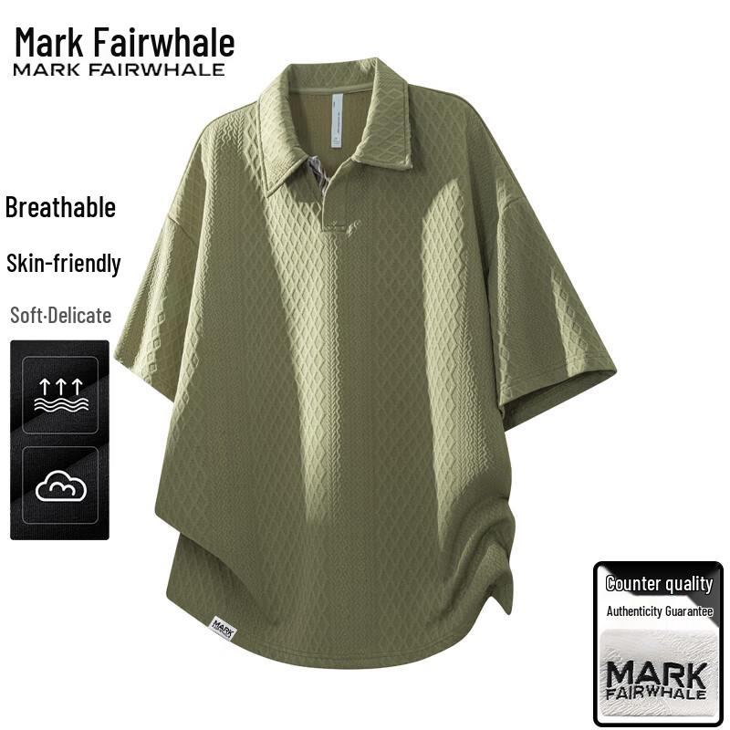 

Mark Fairwhale Men s Summer Polo T-Shirt 5XL