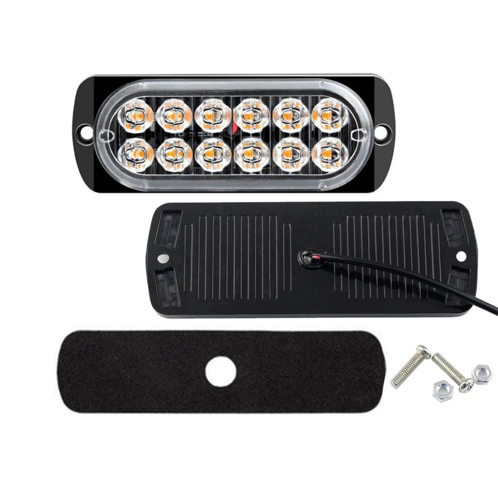 SELECOCO LED Marker Lamp, /24V, Side Marker, Grille Marker, Car, Truck, Trailer, Universal Use for Car Dress-up, Improve Visibility (Blue)