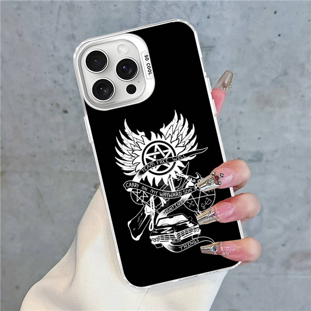 

Supernatural SPN Dean And Sam Phone Case For iPhone 16 15 14 13 12 11 Pro Max 17 Plus Colorful Cover iPhone 15