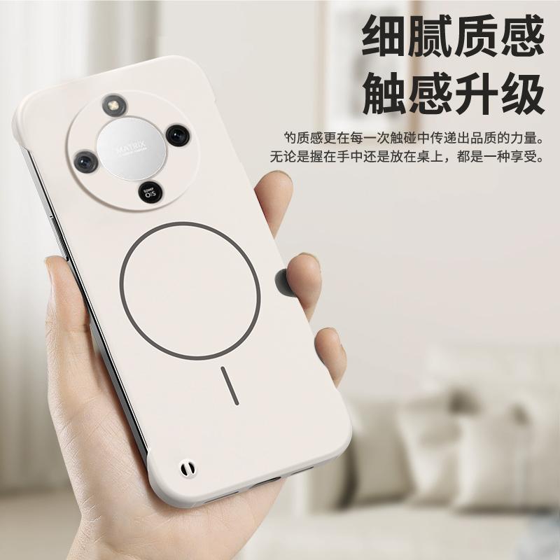 Ultra Thin Frameless Magnetic Case For Honor X9D Magsafe Hard PC Matte Cover Shell For Honor X9D
