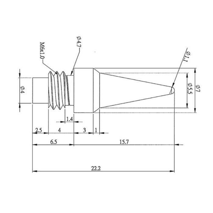 Embout pour fer à souder au gaz - VELLEMAN
