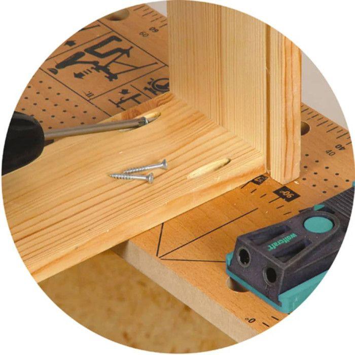 Set de asamblare invizibilă - Undercover Jig PZ wolfcraft 4642000