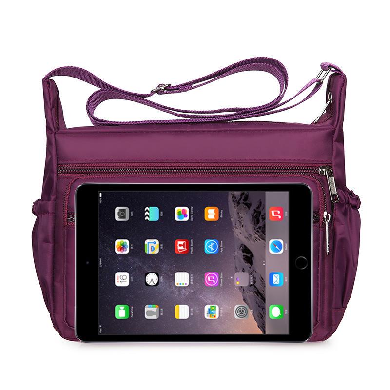 Large Capacity Women's Single-Shoulder Crossbody Bag - Stylish Oxford Nylon for Middle-Aged Moms