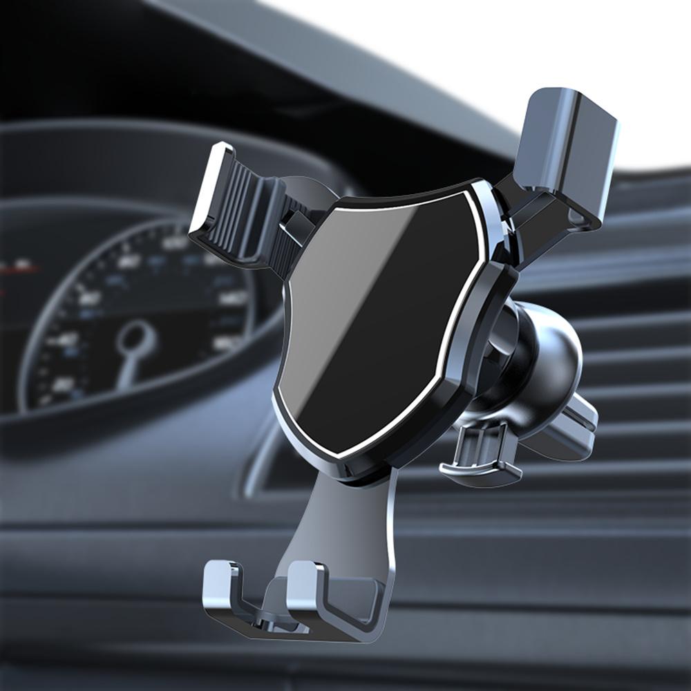 

Car Air Outlet Phone Holder 360 Degree Rotating Phone Bracket for iPhone 16/16 Plus/16 Pro/16 Pro Max Mirror Black