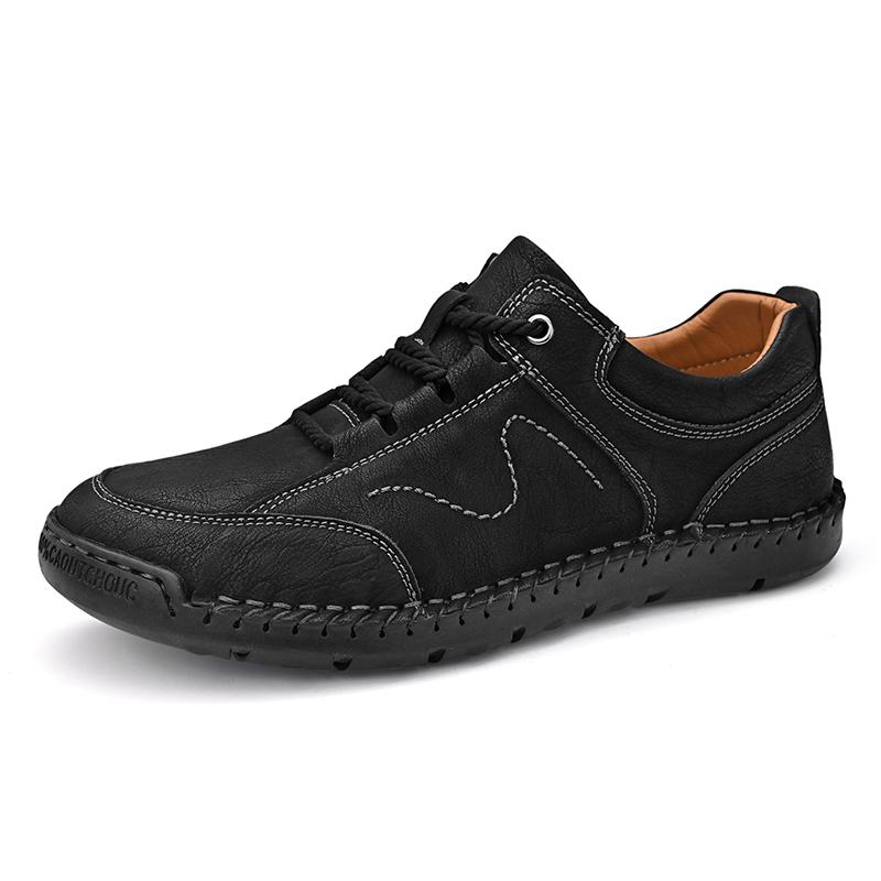 

New Arrival Mens Sneakers Classic Leather Man Casual Shoes Retro Men Sports Walking Shoes Outdoors Hiking Footwear Soft Trainers 48