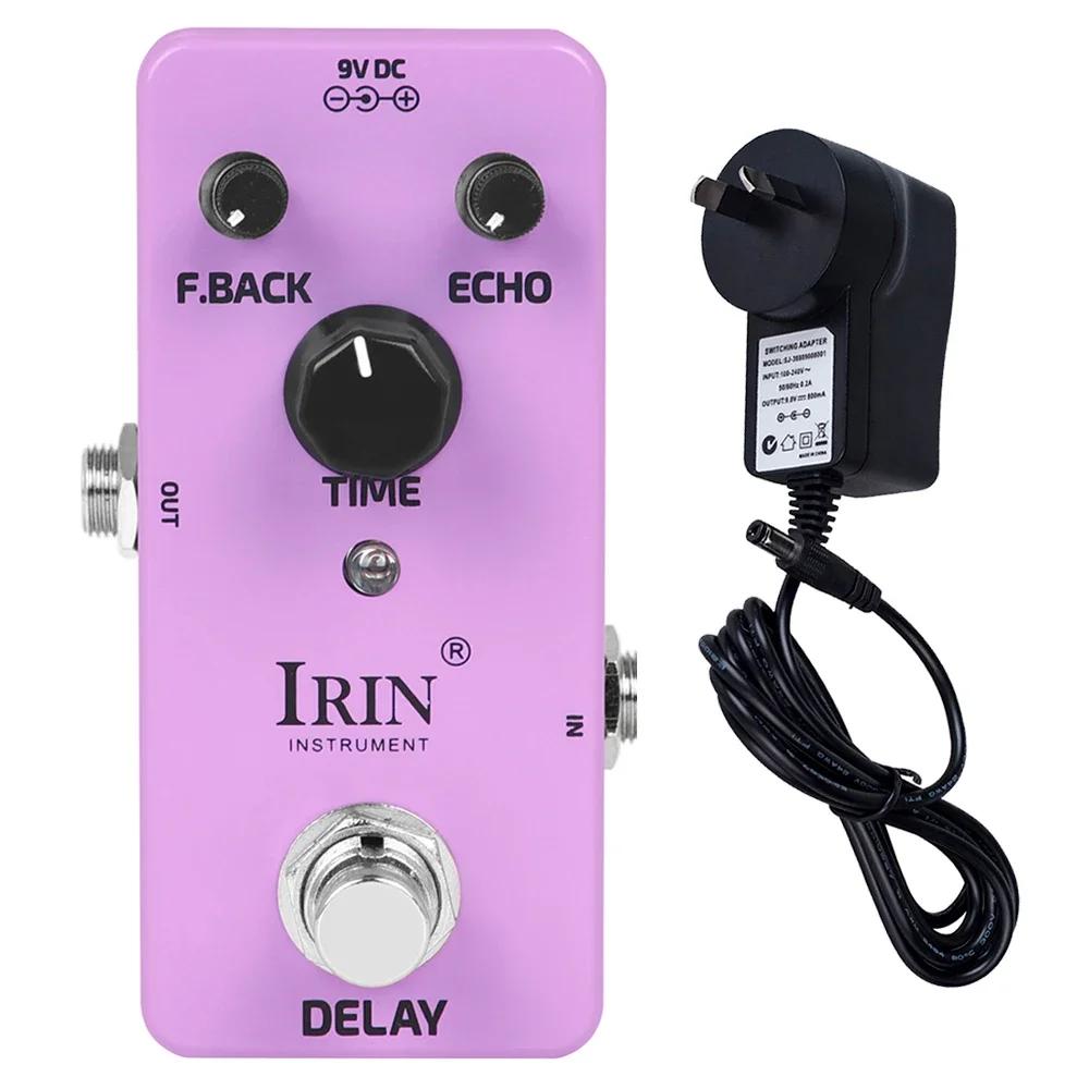 IRIN XG-6 Delay Effect Guitar Pedal Electric Guitarra Digital Analog Delay Pedal True Typass Guitar Parts & Accessories