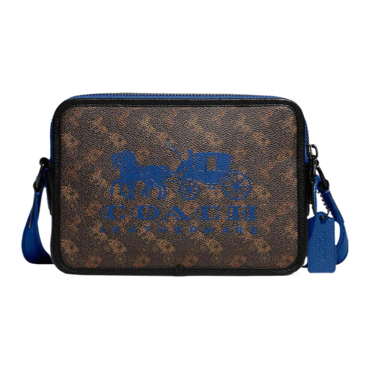

Coach Charter 24 Classic Horse And Carriage Logo Print Canvas And Leather Medium Crossbody Bag Men Bags Dark-Blue C8445-JITX1 Basic Set (Bag+Dust Bag)