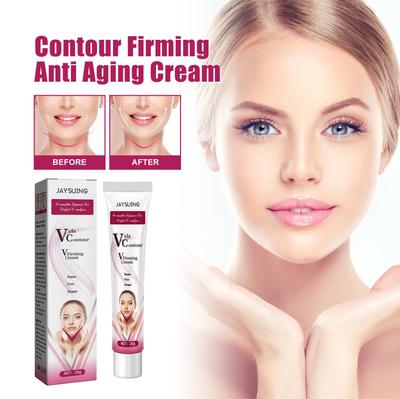 V-Shaped Face Cream Lift Firm Tighten Remove Double Chins To Create A Small V Slim-ming Face Anti Agin-g Beauty Massage Products