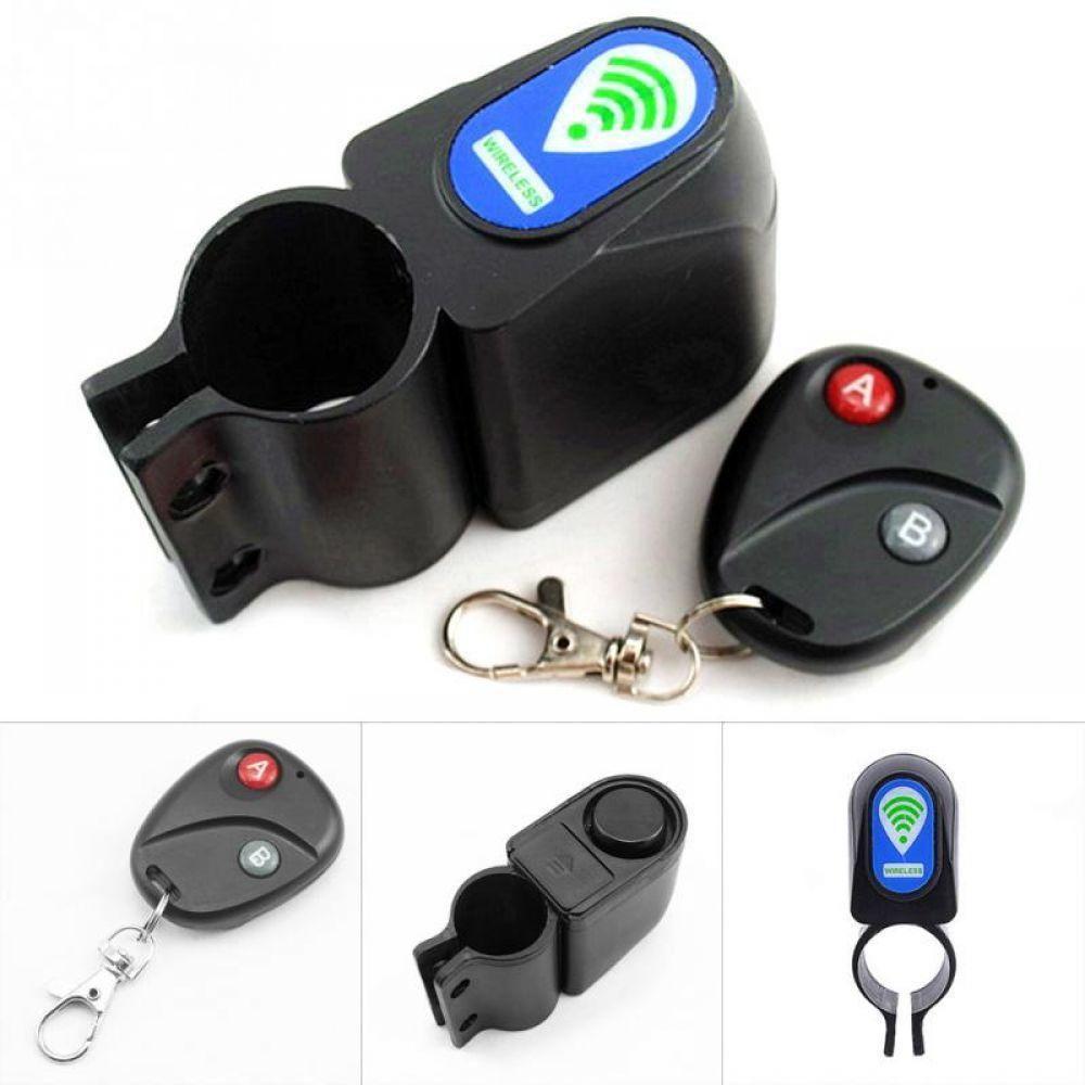 Anti-thef Security Sensor Remote Wireless Cycling Vibration Lock Bicycle Alarm Device Alertor