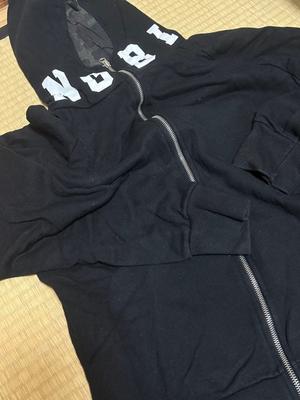 [USED] Rare BIGBANG M-size Hoodie with Logo Print In Black