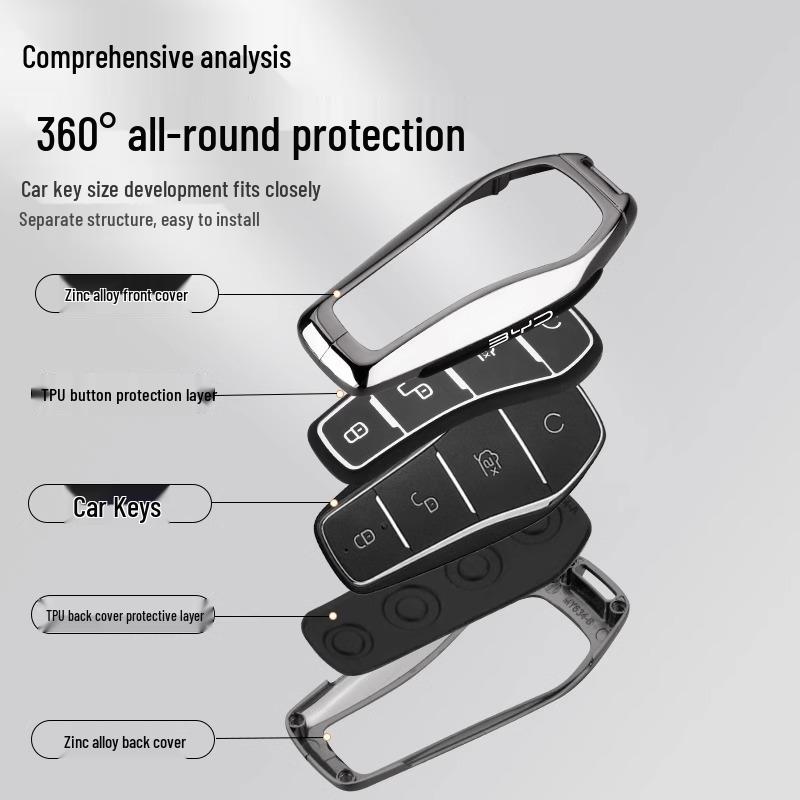 2025 BYD Qin L Beyond Edition Metal Key Cover