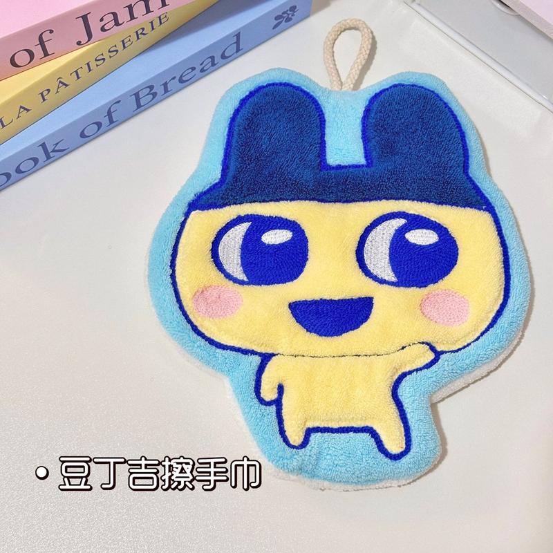 Cartoon Hand Towel Soft Coral Fleece Hanging Towels Wash Hand Towel Kitchen Bathroom Hanging Handkerchief Scarf Kids Towels