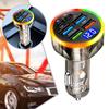 250W Car Charger Multiports USB PD Fast Charging Car Cigarette Lighter Plug QC3.0 Mobile Phone Car Charger With Digital Display