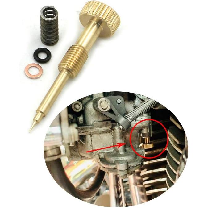 Alpha Rider Pro Carb Rebuild Kit Mixture Screw For Keihin CV CVK Carbs For Harley Big Twin 1990-1999, Twin Cam 1999-2006 & Sportster XL 883 1200