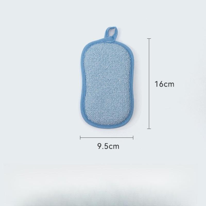 5 Pezzi Spugnette Detergenti da Cucina Biadesive Riutilizzabili Spugne Abrasive Resistenti per Piatti Blocchi Abrasivi Non Graffianti per Pentole Padelle