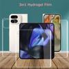3in1 Hydrogel Film For Google Pixel 9 Pro Fold Inner Front Back Soft Anti-scratch Screen Protector For Pixel 10Pro Fold TPU Film