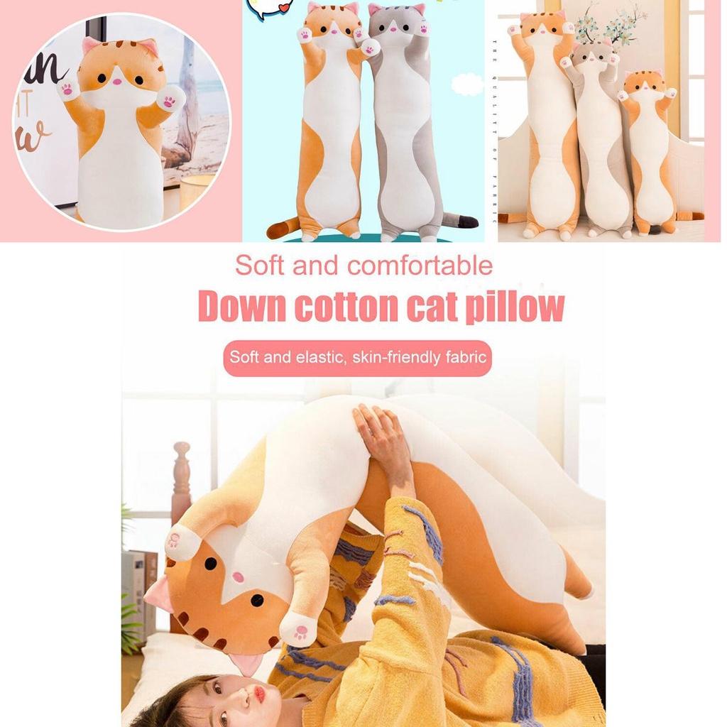 Cozy Long Cat Plush Toy Soft Stuffed Doll Ideal For Kids Gift And Home Decor Needs