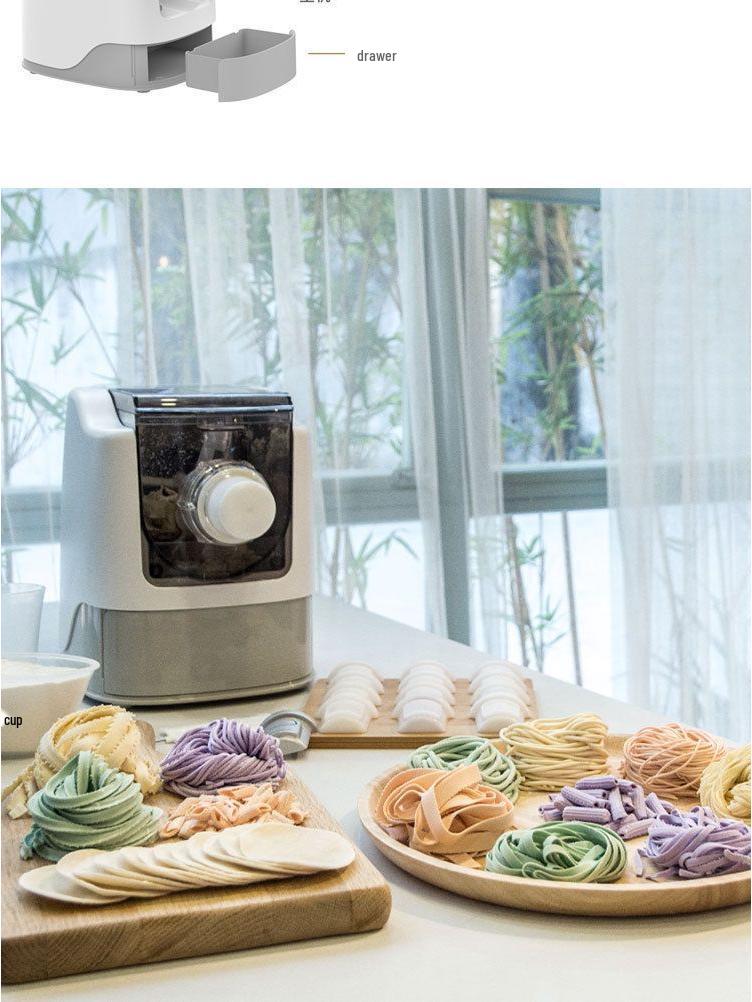 Automatic Electric Noodle Press & Dough Mixer for Household Use – Multifunctional Noodle and Dumpling Skin Machine