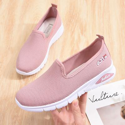 Sommer Neue Casual Pumps Damen Bequeme Atmungsaktive Loafer Walking Stoffschuhe